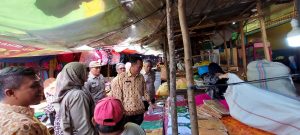 PJ.Walikota Prabumulih Dampingi Dinas Ketahanan pangan Pada giat Monitoring Stok Inflasi Daerah di PTM Kota Prabumulih Sumatera Selatan