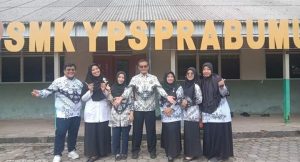 SMK YPS Peringati hari guru ke-78 dipelataran sekolah Prabumulih Sumatera Selatan
