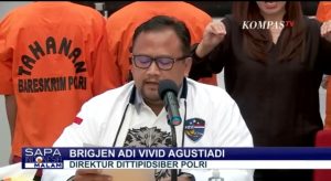 Bareskrim Polri Bekuk pelaku tindak pidana penipuan Online peretas ponsel  dan menguras rekening korban