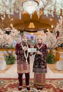 Akhiri Masa Lajang Inos dan Ika Gelar Resepsi Pernikahan di Gedung Graha KM 7 Kota Palembang Sumatera Selatan