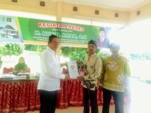 H. Nurul Aman, SH Laksanakan Kegiatan Reses Tahap I Tahun 2024 di Kecamatan Belida Darat Kabupaten Muara enim Provinsi Sumatera Selatan