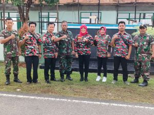 Kapten Ferry Mulyadi Komandan Rayon Militer Prabumulih Sambut Baik Kedatangan Ormas Laskar Merah Putih Markas Cabang Prabumulih Provinsi Sumatera Selatan