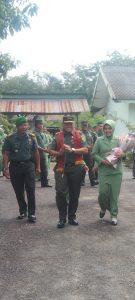 Silaturahmi Letkol Inf Nugraha,SH,M.Ip Komandan Kodim 0404 Kabupaten Muara enim bersama Forkopimcam,Kades,Kapus,Toga dll Muara enim propinsi Sumatera Selatan