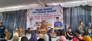 pemerintah kota Prabumulih Tekan Inflasi dengan gelar Operasi pasar dan pangan Murah Prabumulih Provinsi Sumatera Selatan