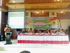 Musrembang Tingkat Kecamatan Di Gelar di Aula Kecamatan Lubai Kabupaten Muara Enim Sumatera Selatan