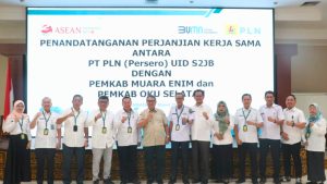 Pemerintah Kabupaten Muara enim jalin Kerjasama dengan PT.PLN UID S2JB Guna Percepat pemerataan Jaringan listrik ke Seluruh Desa Muara enim Sumatera selatan