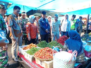 Aris Priadi SH,MSi Pimpin Sidak Pasar Bersama Tim Ketahanan Pangan Kota Prabumulih  Sumatera Selatan