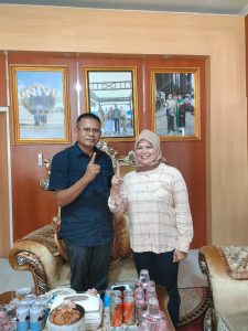 Silahturahmi Sulastri,S.Sos dikediaman H Arlan Bakal Calon Walikota Prabumulih Periode 2024-2029
