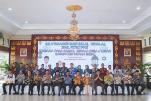Dalam Halalbihalal Bersama Kades, Lurah dan Camat, PJ Bupati tekankan Keharmonisan dan Kebersamaan dalam membangun Kabupaten Muaraenim