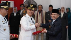 Hengky Putrawan, Putra Desa Sugihwaras Kec. Panang Enim Resmi Jabat Pj. Bupati Muara Enim Sumatera selatan