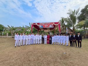 Upacara HUT RI Ke-79 Desa Kemang Kecamatan Lembak Berlangsung Khidmat