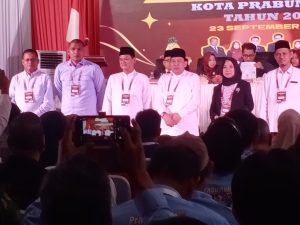 Pengundian Nomor Urut Pemilihan Walikota dan Wakil Walikota Prabumulih Tahun 2024