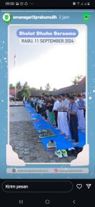 Giat SMAN 3 kota Prabumulih dalam membimbing dan Membina Para Peserta Didiknya dibidang Keagamaan Terutama Agama Islam Patut Mendapat Acungan Jempol