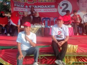 “Woow Luar Biasa” Ribuan Massa Sungai Medang Ramaikan Kampanye Paslon 02