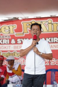 Paslon Ber_FiKir Sampaikan Pemutihan Tunggakan Gas Pada Warga Gunung Ibul Barat,Kota Prabumulih Umumnya