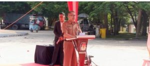 Drs.Amilton Asisten III Pemkot Prabumulih Hadiri Simulasi Bekal Pelaksanaan Pemungutan Suara Kota Prabumulih