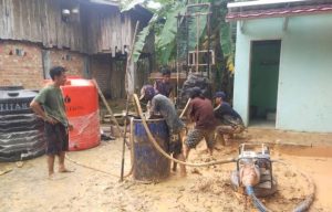 Warga Desa Suka Cinta Terima Kasih Atas Pembangunan Sumur Bor
