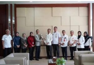 Pj Wako Prabumulih Terima Audiensi Kepala BPJS Muara Enim