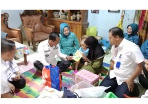 Rumah Penderita Stunting dikunjungi pj. Walikota