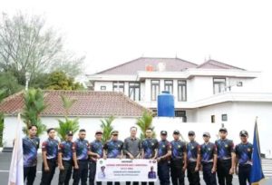 H. Elman,ST,MM Berangkatkan Tim Aparatus Damkar Kota Prabumulih