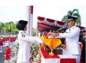Peringatan HUT RI ke-79 di Halaman Rumdin Wali Kota Prabumulih