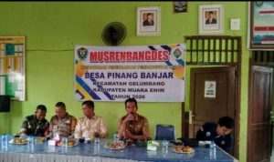 Serap Aspirasi,Pemdes Pinang Banjar Gelar Musrenbangdes