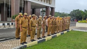 Franky Nasril,S.Kom,MM Wakil Walikota Prabumulih Pimpin Apel Perdana