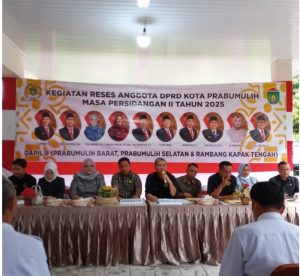Reses Serentak  DPRD Kota Prabumulih di Tiga Dapil, Serap Aspirasi Masyarakat