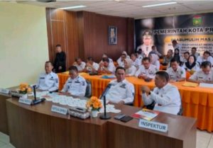 DV Bersama Pemkot Prabumulih Hadiri Vidcon yang Digelar KPK