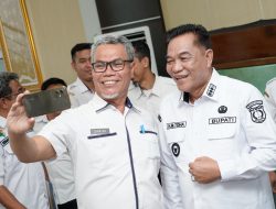 Bupati Toha Keliling Kantor Sekretariat Pemkab Muba