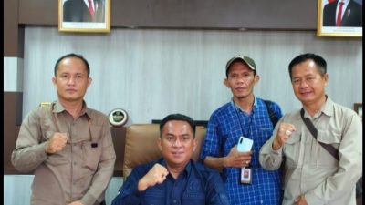 Sambutan hangat Ketua DPRD, Sinergitas Lembaga Legislatif Dan Pers Dalam Membangun Demokrasi Di Kota Prabumulih