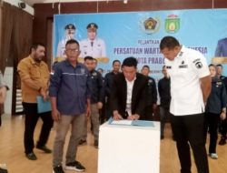 Ronald Resmi Jabat Ketua PWI Prabumulih Periode 2025-2028