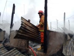 Tim Damkar dan BPPD Muba Berhasil Jinakkan Kobaran Api di Desa Epil