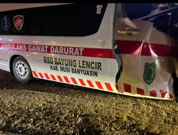 Gerak Cepat Pemkab Muba Selamatkan Sopir, Perawat, dan Pasien Ambulans RS Bayung Lencir Pasca Kecelakaan
