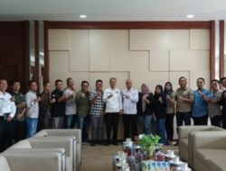 Pj Walikota H Elman Terima Audiensi Pengurus PWI Prabumulih