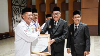 Bupati Muba Lantik 3 Kades Antar Waktu dan Pengurus DPC APDESI 2025–2030