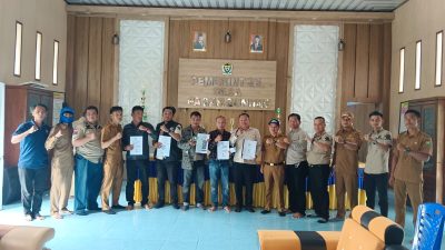 Sinergy Jalin Kerja Sama dengan Media, Pemdes se-Kecamatan Lubai Gelar Pertemuan di Kantor Kades Pagar Gunung