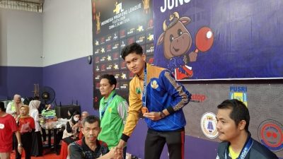 Avicena Bawa Muba Harumkan Nama di Porprov Korpri 2025, Sabet Juara Tunggal Putra Tenis Meja