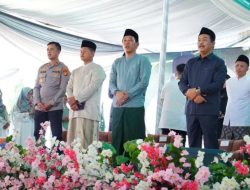 Wabup Muba Hadiri Haul dan Tasyakuran Keluarga Sugeng Budiarto di Tungkal Jaya