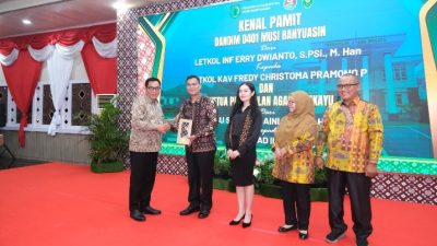 Pemkab Muba Gelar Pisah Sambut Dandim 0401 Muba dan Ketua Pengadilan Agama Sekayu