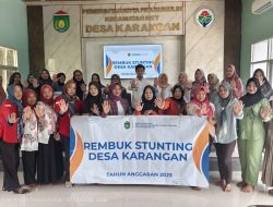 Kepala Desa Karangan Yayan Kurniawan A.Md Pimpin Langsung Acara Rembuk Stunting