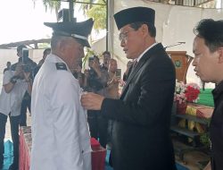 Bupati Muara Enim Lantik Kepala Desa PAW Mansur di Desa Sumber Mulya