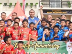Franky Nasril, S.E., M.Kom Buka Turnamen Sepak Bola U-12 Kota Prabumulih