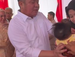 H. Herman Deru Hadiri Peringatan Hari Kesehatan Nasional ke-61 di Desa Merah Mata Banyuasin