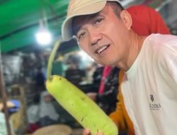 Isi Waktu Libur, Ratu Dewa Dampingi Istri Berbelanja di Pasar Induk Jakabaring