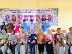 Anggota DPRD Kota Prabumulih Dapil III Gelar Reses Masa Persidangan II Tahun 2026