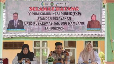 UPTD Puskesmas Tanjung Rambang Gelar Forum Konsultasi Publik Standar Pelayanan Tahun 2026