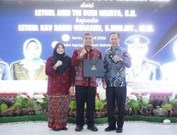H. Elman, S.T., M.M Hadiri Acara Pisah Sambut Komandan Kodim 0405 Muara Enim