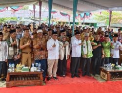 H.Cik Ujang dan PLT Bupati Muara Enim Hadiri Haflah dan Wisuda Angkatan IV Pondok Pesantren Al-Ittifaqiah Desa Lecah