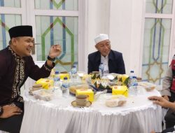 Wakil Wali Kota Prabumulih Frangky Nasril, S.E., S.Kom Sambut Kepulangan Jamaah Haji di Masjid Jami’ Islamic Center